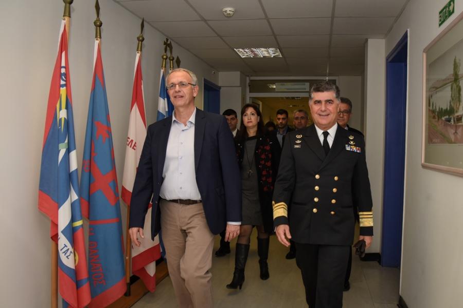 Επίσκεψη ΑÎΥΕΘΑ Παναγιώτη Ρήγα στο Îαυτικό Îοσοκομείο Αθηνών
