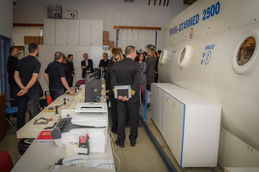 Επίσκεψη ΑÎΥΕΘΑ Παναγιώτη Ρήγα στο Îαυτικό Îοσοκομείο Αθηνών
