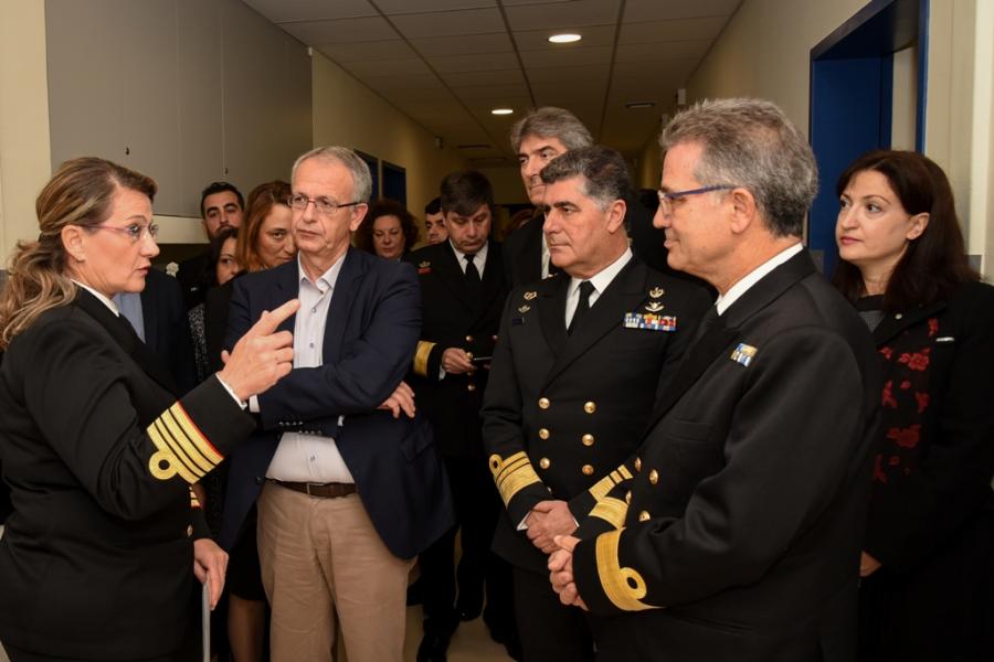 Επίσκεψη ΑÎΥΕΘΑ Παναγιώτη Ρήγα στο Îαυτικό Îοσοκομείο Αθηνών