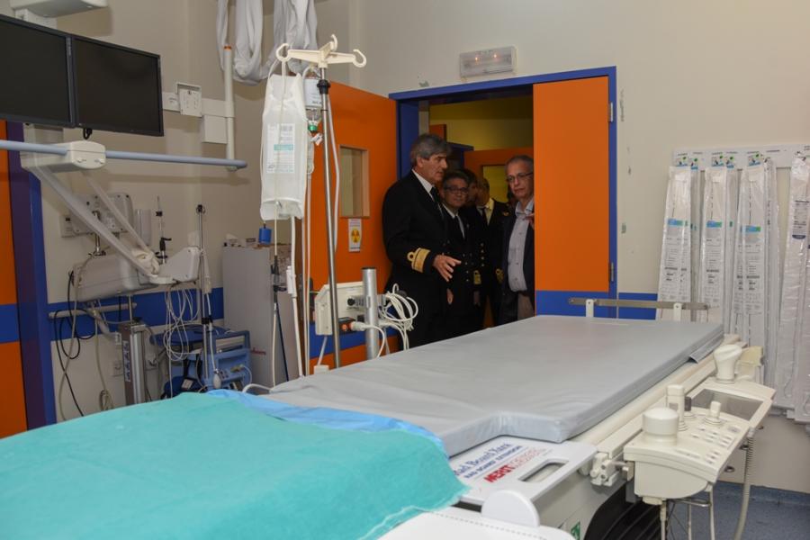 Επίσκεψη ΑÎΥΕΘΑ Παναγιώτη Ρήγα στο Îαυτικό Îοσοκομείο Αθηνών