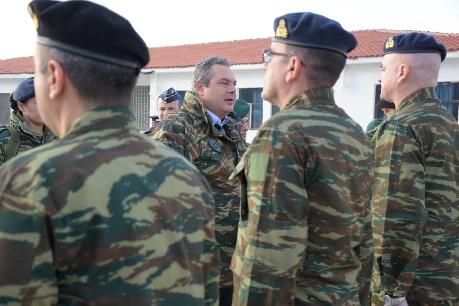 Επίσκεψη ΥΕΘΑ Πάνου Καμμένου σε μονάδες του Στρατού Ξηράς στη Σαμοθράκη, τη Θάσο και τον Άγιο Ευστράτιο και στην 135 Σμηναρχία Μάχης στη Σκύρο