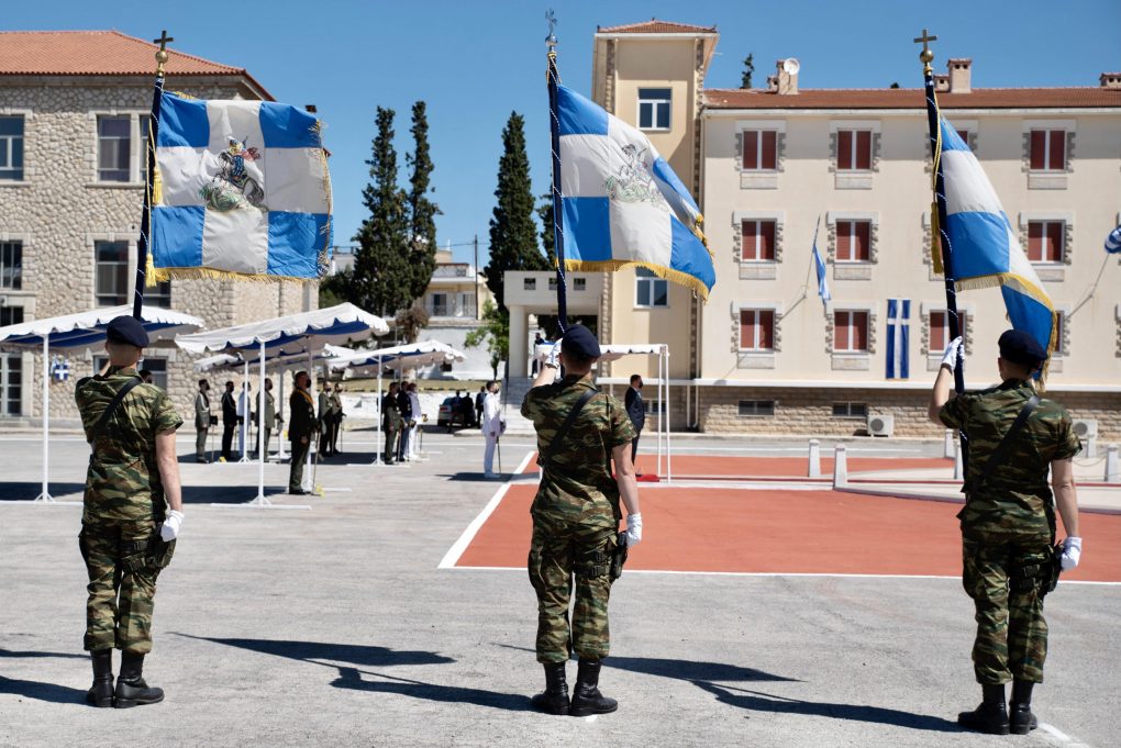 Παρουσία ΥΦΕΘΑ Αλκιβιάδη Στεφανή στον Εορτασμό του Αγίου Γεωργίου στη Σχολή Πεζικού