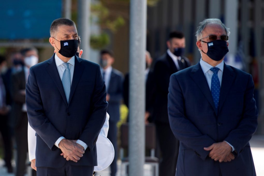 Παρουσία ΥΕΘΑ Νικόλαου Παναγιωτόπουλου στην τελετή ορκωμοσίας νέων Ανθυπολοχαγών στη ΣΣΕ υπό την ΠτΔ