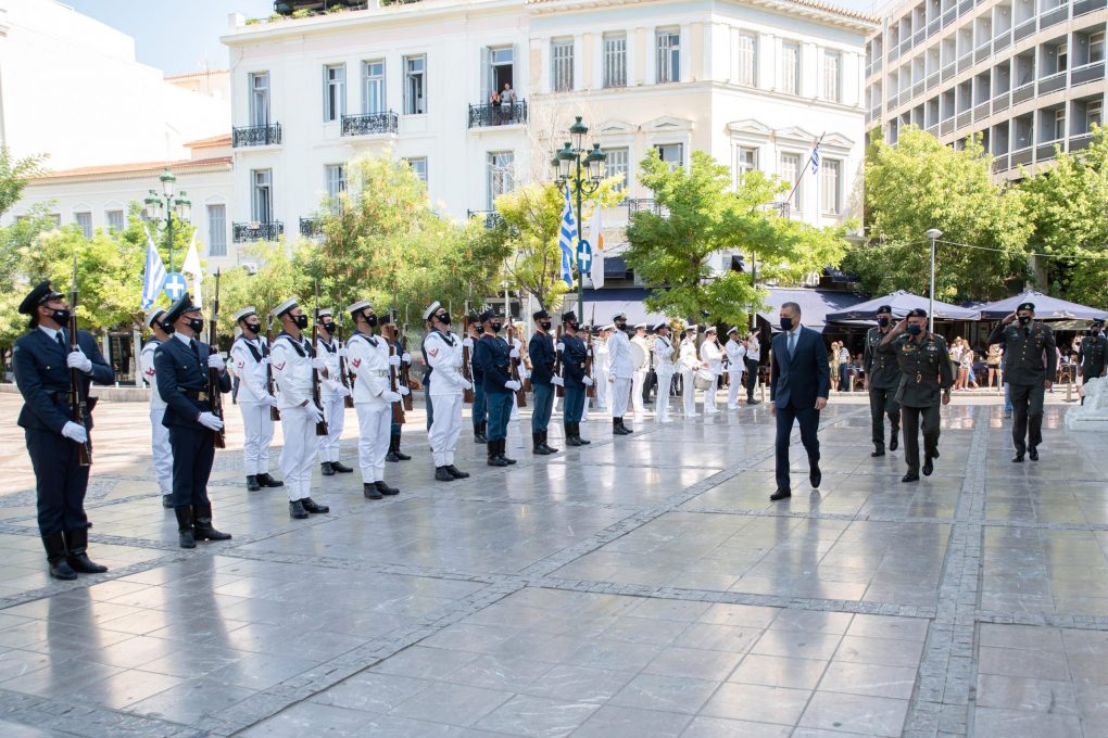 Παρουσία ΥΦΕΘΑ Αλκιβιάδη Στεφανή στην Επιμνημόσυνη Δέηση για τους Πεσόντες κατά την Τουρκική Εισβολή στην Κύπρο, ως Εκπρόσωπος του Πρωθυπουργού