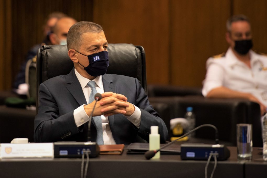 Συνάντηση ΥΕΘΑ Νικόλαου Παναγιωτόπουλου με αντιπροσωπεία της Παγκοσμίου Διακοινοβουλευτικής Ενώσεως Ελληνισμού