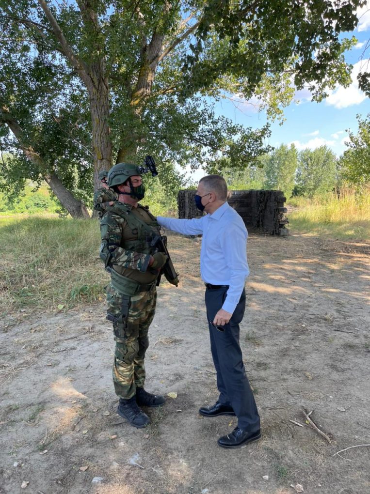 Επίσκεψη ΥΦΕΘΑ Αλκιβιάδη Στεφανή στη Συνοριακή Γραμμή του Έβρου