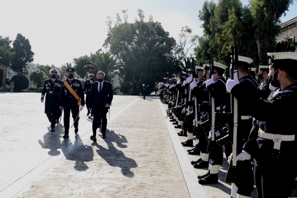 Παρουσία ΥΕΘΑ Νικόλαου Παναγιωτόπουλου στον εορτασμό του Προστάτου του Πολεμικού Ναυτικού Αγίου Νικολάου στη Σχολή Ναυτικών Δοκίμων