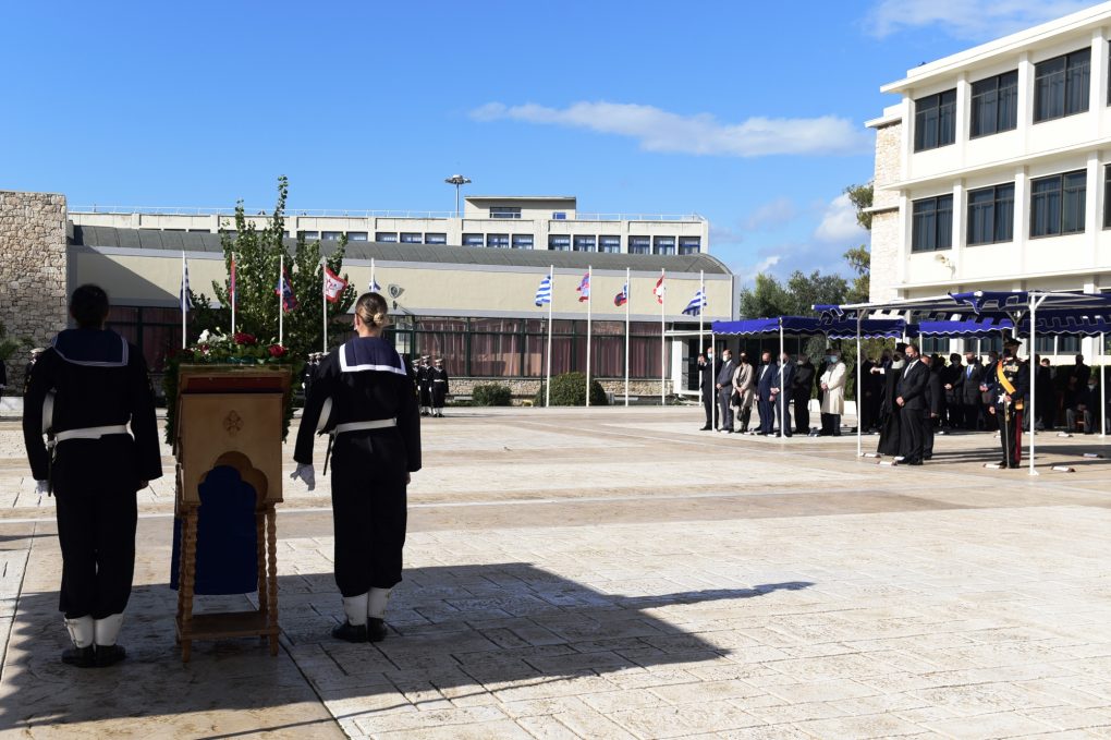 Παρουσία ΥΕΘΑ Νικόλαου Παναγιωτόπουλου στον εορτασμό του Προστάτου του Πολεμικού Ναυτικού Αγίου Νικολάου στη Σχολή Ναυτικών Δοκίμων