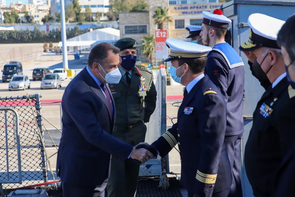 Επίσκεψη ΥΕΘΑ κ. Νικόλαου Παναγιωτόπουλου στη Φρεγάτα “PROVENCE” του Πολεμικού Ναυτικού της Γαλλίας