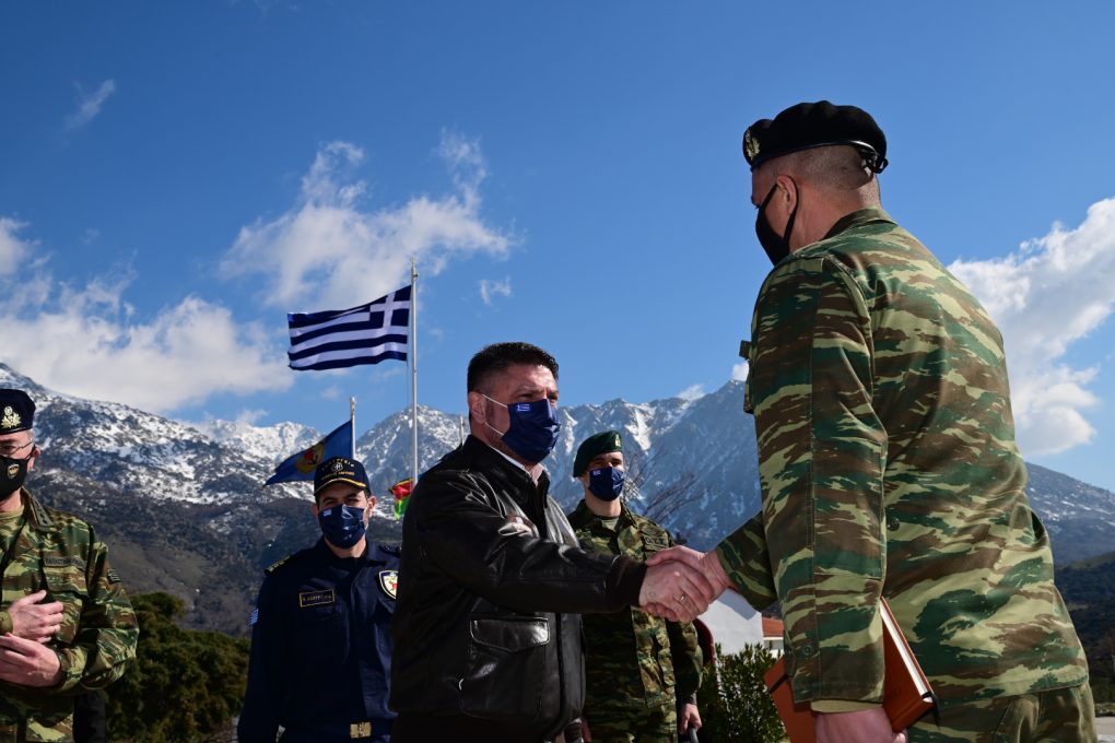 Σε Σχηματισμούς, Μονάδες και Επιτηρητικά Φυλάκια σε Σκύρο, Άγιο Ευστράτιο, Σαμοθράκη και Λήμνο ο ΥΦΕΘΑ Νικόλαος Χαρδαλιάς