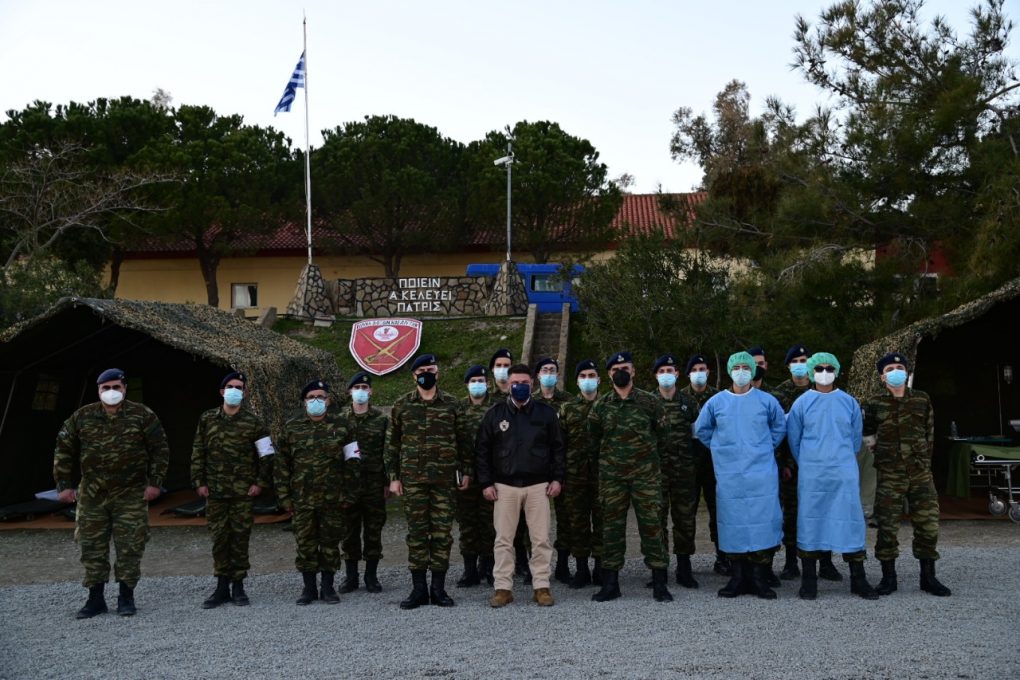 Σε Σχηματισμούς, Μονάδες και Επιτηρητικά Φυλάκια σε Σκύρο, Άγιο Ευστράτιο, Σαμοθράκη και Λήμνο ο ΥΦΕΘΑ Νικόλαος Χαρδαλιάς