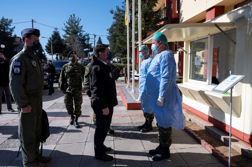 Στην Τρίπολη ο ΥΦΕΘΑ Νικόλαος Χαρδαλιάς - Επισκέψεις σε Σχηματισμούς και Μονάδες του Στρατού Ξηράς και της Πολεμικής Αεροπορίας