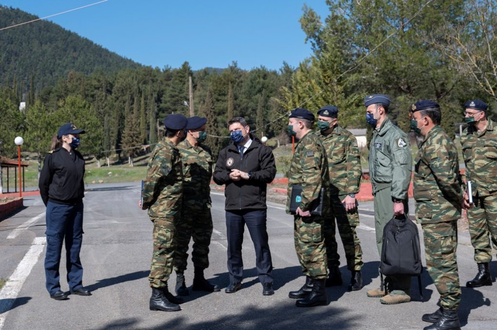 Στην Τρίπολη ο ΥΦΕΘΑ Νικόλαος Χαρδαλιάς - Επισκέψεις σε Σχηματισμούς και Μονάδες του Στρατού Ξηράς και της Πολεμικής Αεροπορίας
