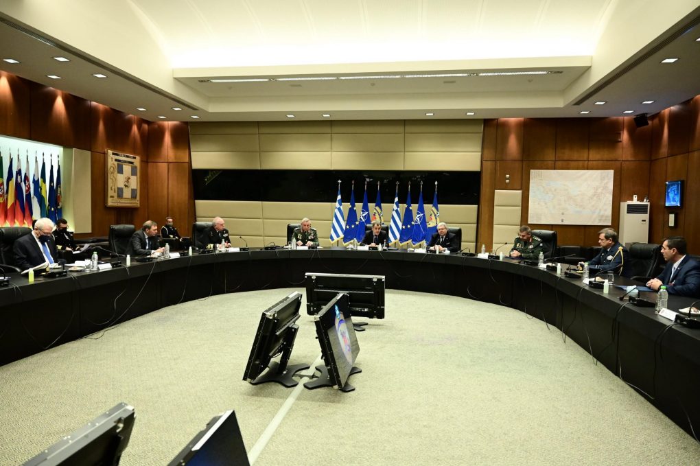 Συνάντηση ΥΕΘΑ Νικόλαου Παναγιωτόπουλου  με αντιπροσωπεία του AHEPA