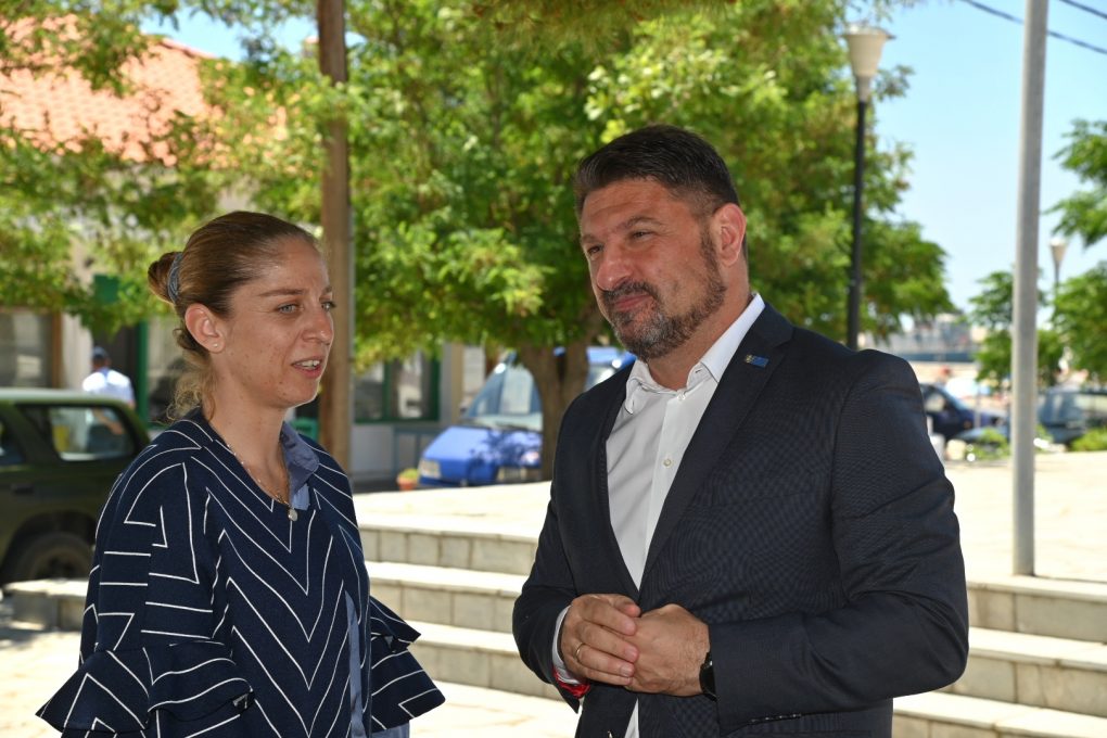 Ο ΥΦΕΘΑ Νικόλαος Χαρδαλιάς στο ετήσιο μνημόσυνο του Ήρωα Υποσμηναγού (I) Νικόλαου Σιαλμά, στον Άγιο Ευστράτιο