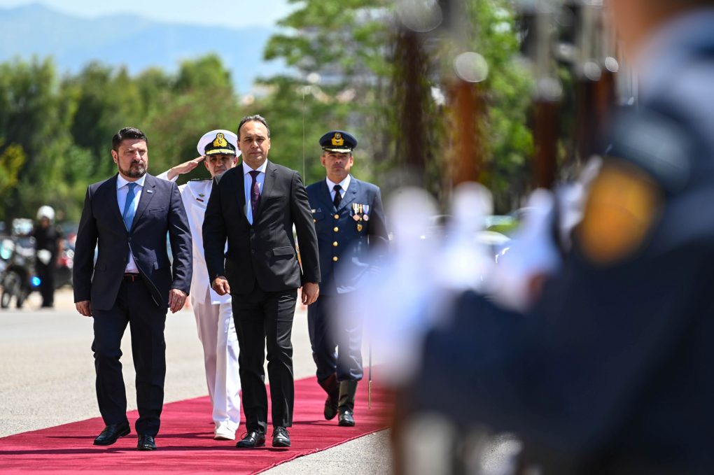 Deputy Defence Minister Nikolaos Chardalias meets Bulgaria’s Defence Minister Dragomir Zakov