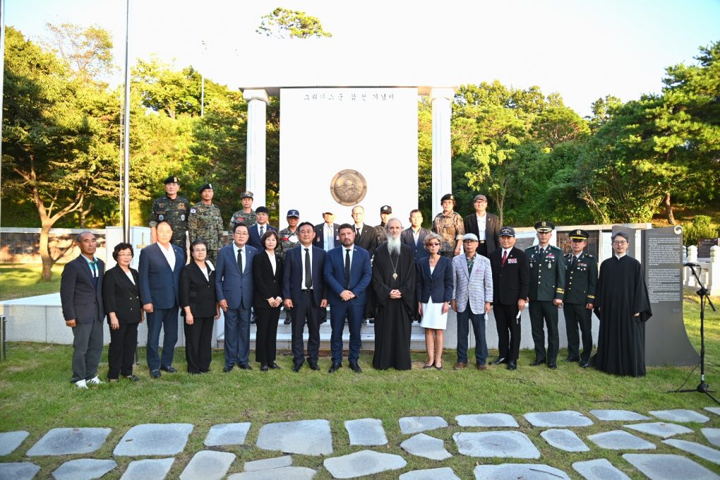 Inauguration of the new Monument of Greek Soldiers Fallen during the