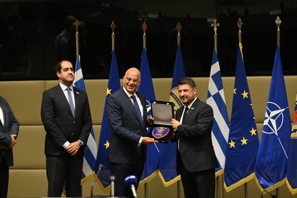Farewell Ceremony to Deputy Minister of National Defence Nikolaos Chardalias at the Ministry of National Defence