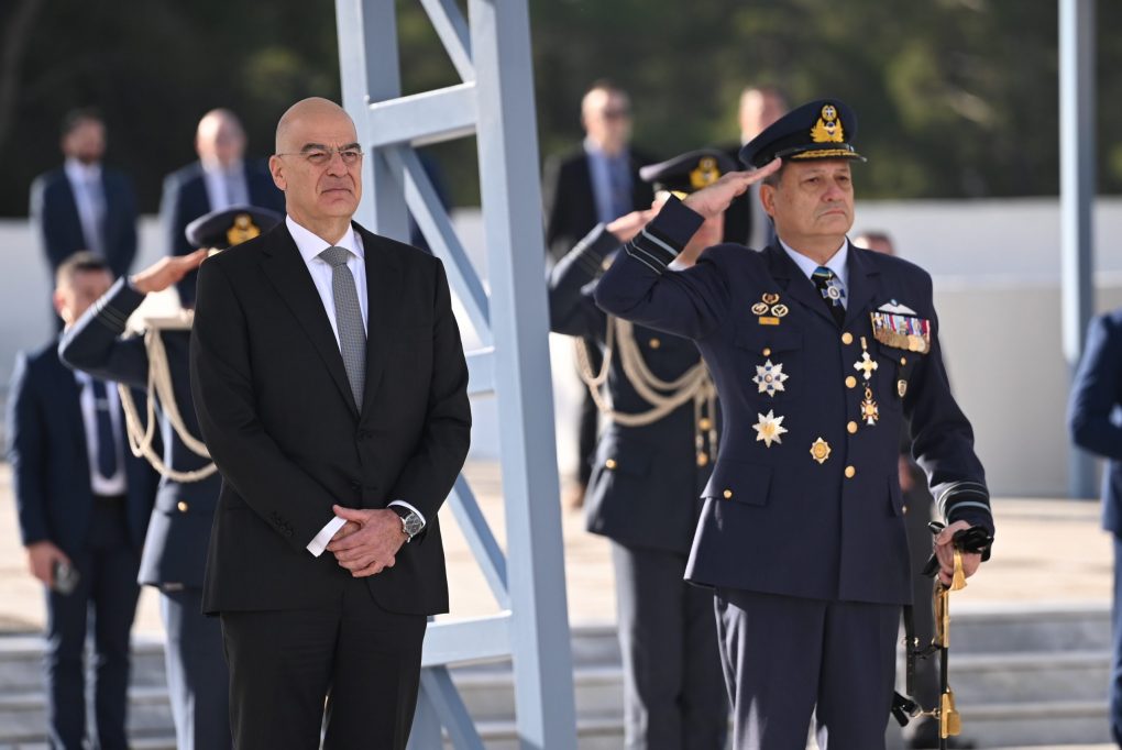 Παρουσία ΥΕΘΑ Νίκου Δένδια στην τελετή παράδοσης – παραλαβής καθηκόντων Αρχηγού ΓΕΑ στην Σχολή Ικάρων