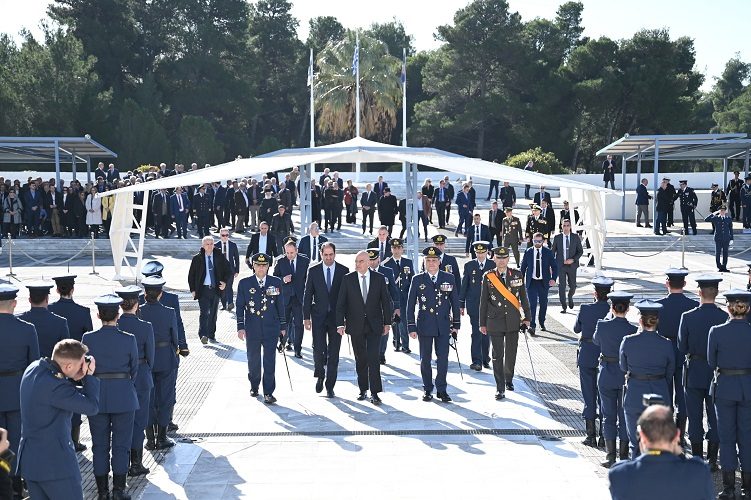 Παρουσία ΥΕΘΑ Νίκου Δένδια στην τελετή παράδοσης – παραλαβής καθηκόντων Αρχηγού ΓΕΑ στην Σχολή Ικάρων