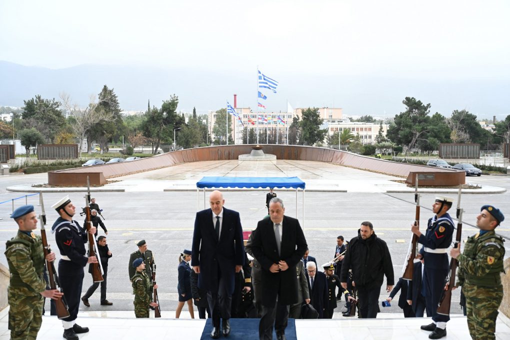 Συνάντηση  ΥΕΘΑ Νίκου Δένδια με τον Υπουργό Άμυνας της Κύπρου Βασίλη Πάλμα