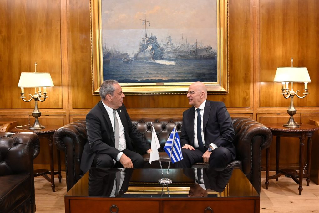Συνάντηση  ΥΕΘΑ Νίκου Δένδια με τον Υπουργό Άμυνας της Κύπρου Βασίλη Πάλμα