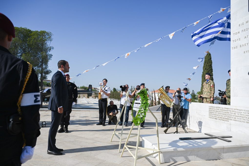 Ο ΥΦΕΘΑ Γιάννης Κεφαλογιάννης Εκπρόσωπος της Ελληνικής Κυβέρνησης στις εκδηλώσεις της Κυπριακής Δημοκρατίας για τα 50 χρόνια από την Τουρκική Εισβολή στην Κύπρο