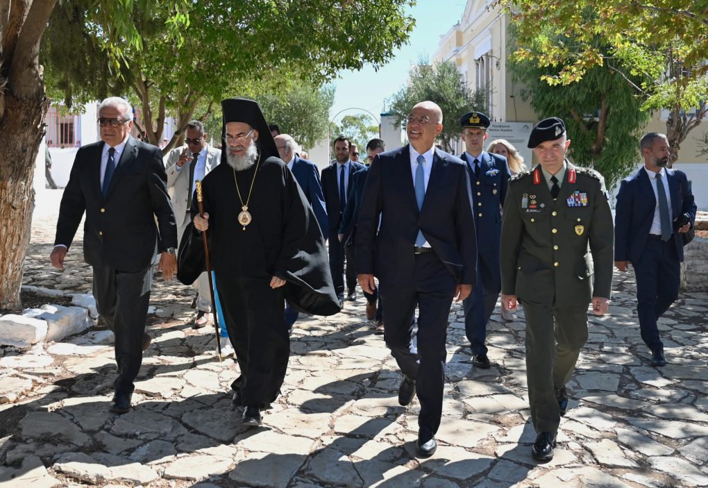 Παρουσία ΥΕΘΑ Νίκου Δένδια στις εκδηλώσεις για την 81η επέτειο Απελευθερώσεως της Νήσου Μεγίστης