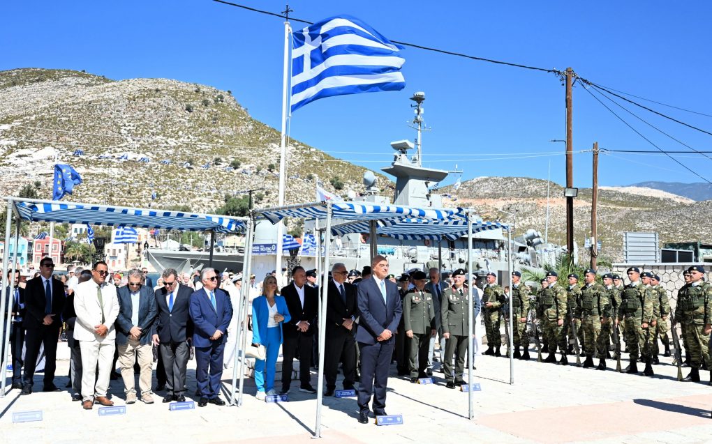 Παρουσία ΥΕΘΑ Νίκου Δένδια στις εκδηλώσεις για την 81η επέτειο Απελευθερώσεως της Νήσου Μεγίστης