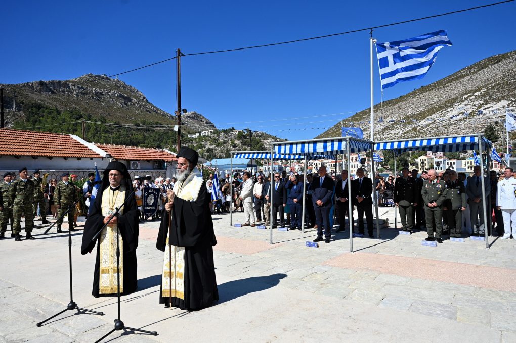 Παρουσία ΥΕΘΑ Νίκου Δένδια στις εκδηλώσεις για την 81η επέτειο Απελευθερώσεως της Νήσου Μεγίστης