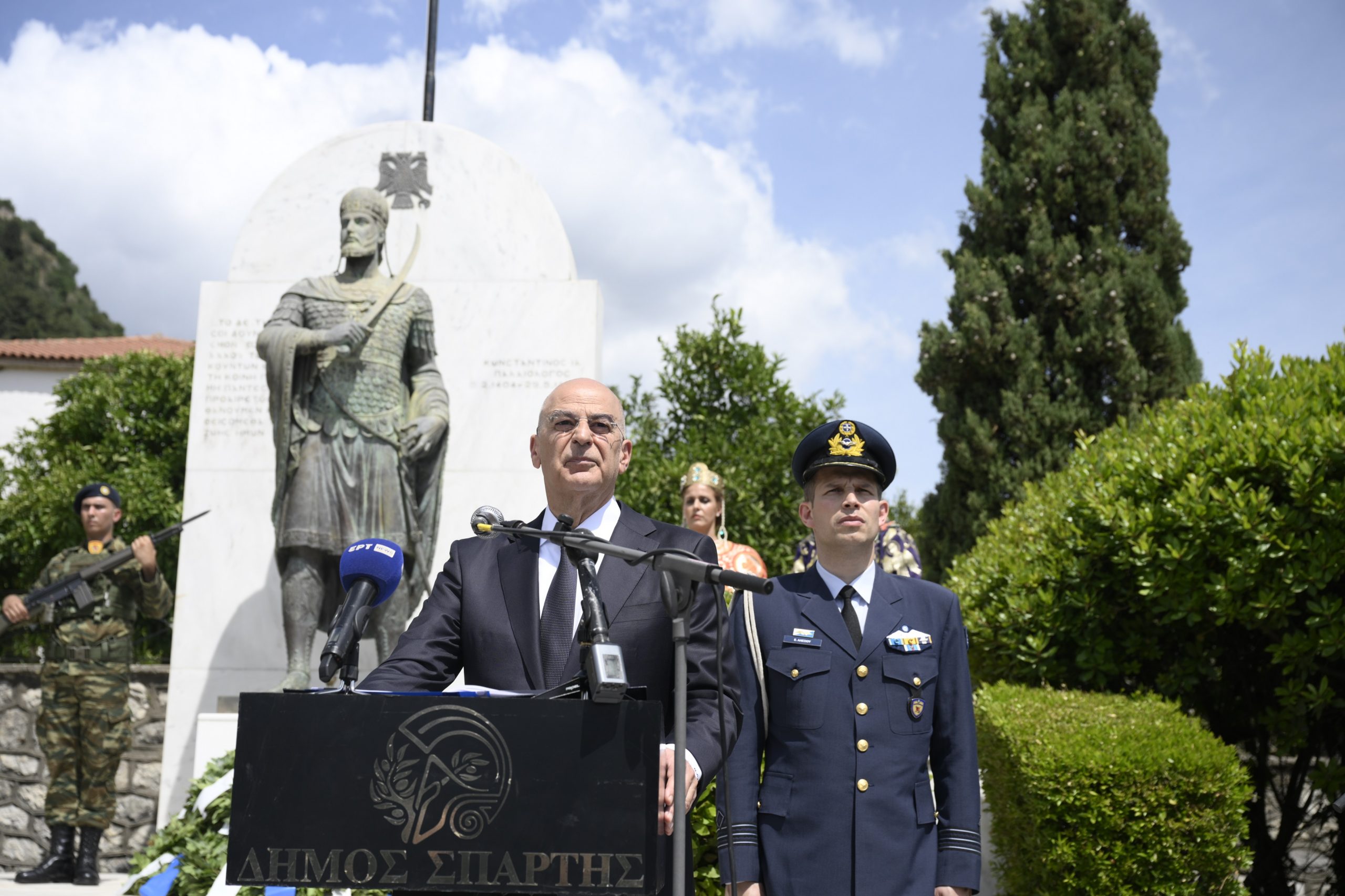 Παρουσία ΥΕΘΑ Ν. Δένδια στις εκδηλώσεις μνήμης «Παλαιολόγεια 2025», στον Μυστρά