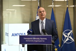 Παρουσία ΥΕΘΑ Νίκου Δένδια στην ορκωμοσία Εφέδρων Ανθυπολοχαγών στο Ελληνικό Κέντρο Αμυντικής Καινοτομίας