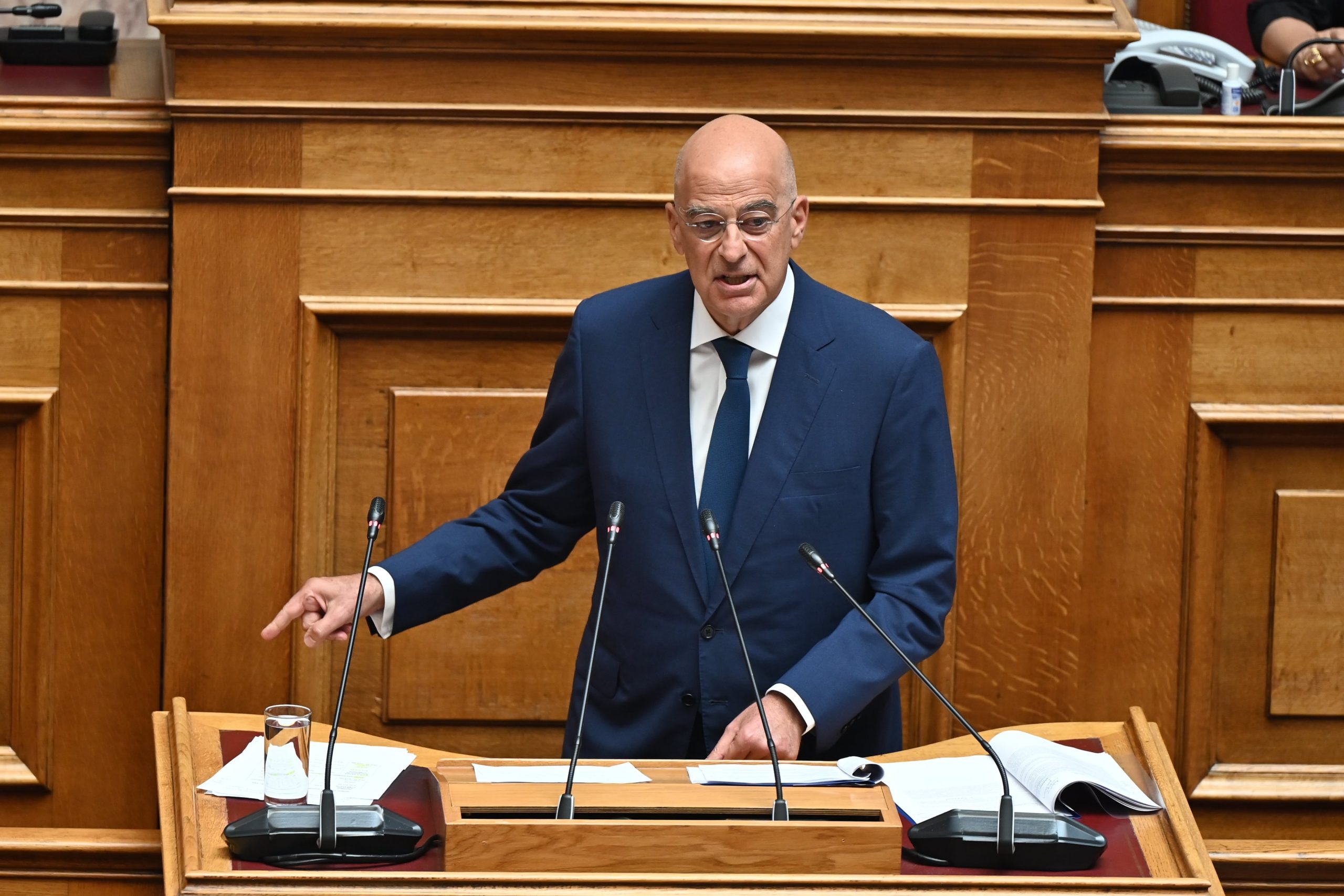 Ομιλία Υπουργού Εθνικής Άμυνας Ν. Δένδια στην Ολομέλεια της Βουλής επί του Σχεδίου Νόμου για την Αξιοποίηση της Ακίνητης Περιουσίας των Ενόπλων Δυνάμεων και λοιπές διατάξεις