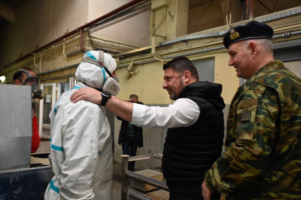 Prime Minister Kyriakos Mitsotakis visits 110 CW at Larissa ...