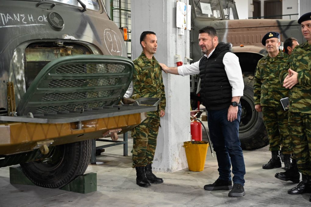 Prime Minister Kyriakos Mitsotakis visits 110 CW at Larissa ...
