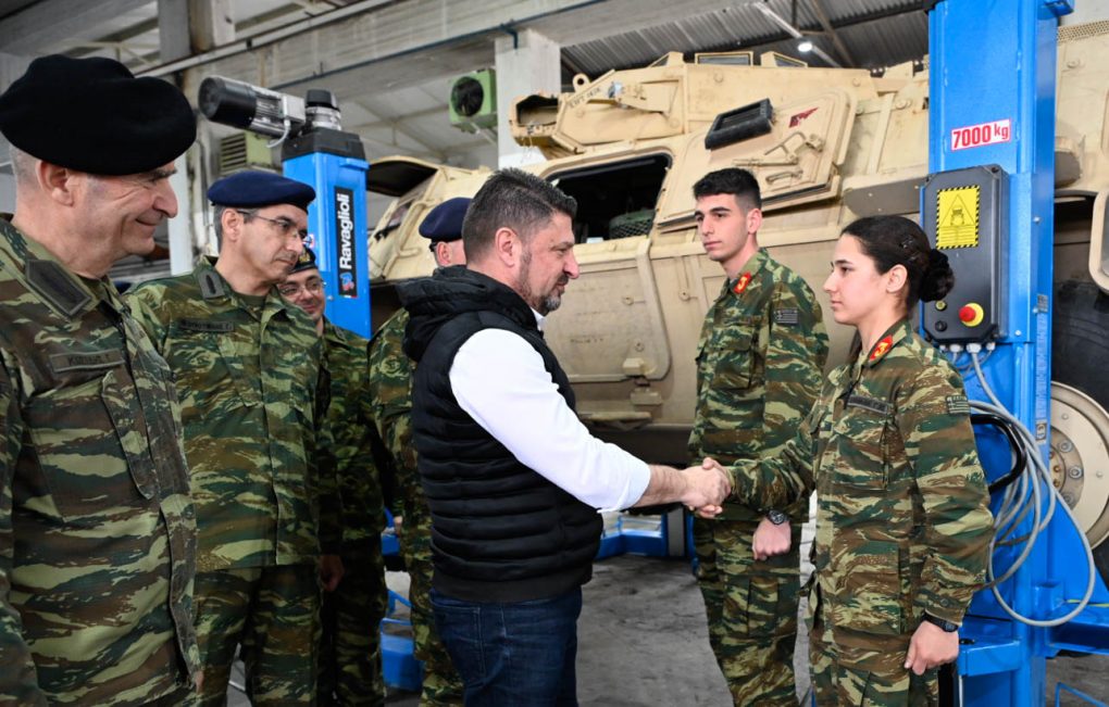 Prime Minister Kyriakos Mitsotakis visits 110 CW at Larissa ...