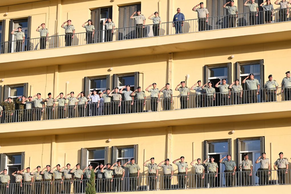 Honouring Ceremony for the fallen in Libya, in the presence of DefMin N ...