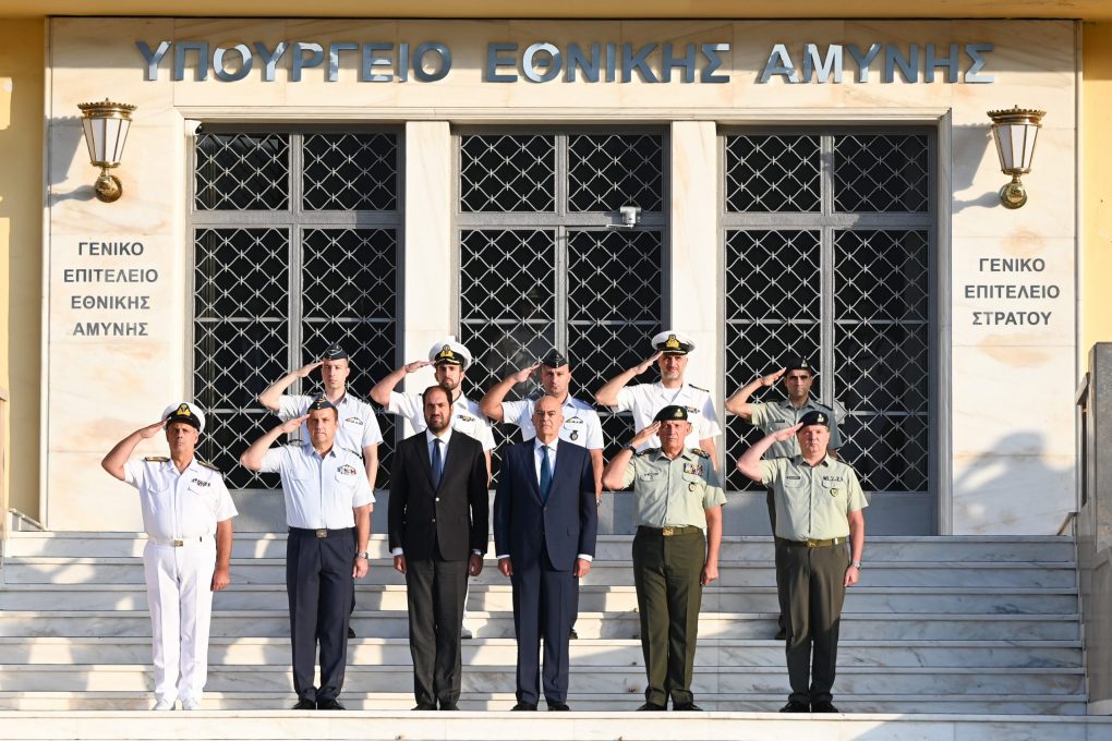 Honouring Ceremony for the fallen in Libya, in the presence of DefMin N ...