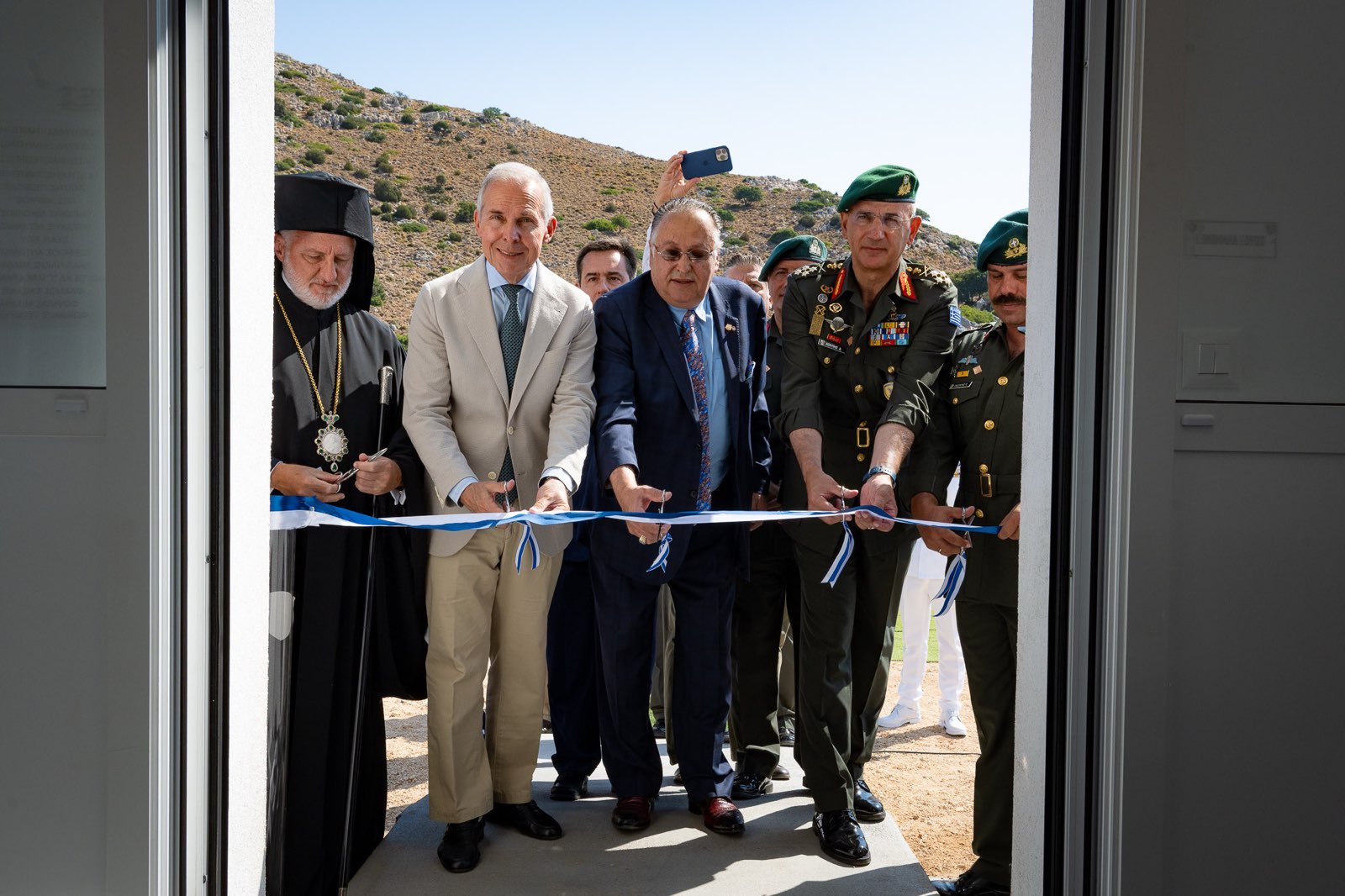 Παρουσία ΥΦΕΘΑ Θανάση Δαβάκη στην τελετή εγκαινίων του Ιατρείου του 3ου Ειδικού Τάγματος Εθνοφυλακής (3ου ΕΤΕΘ)