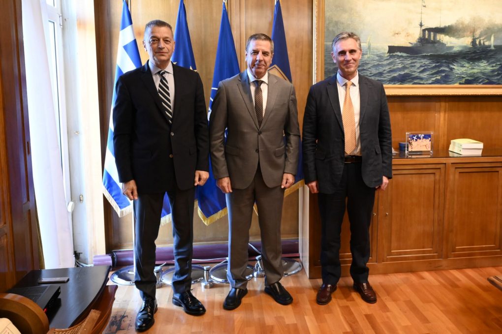 Minister of National Defence Alkiviadis Stefanis and Minister for ...