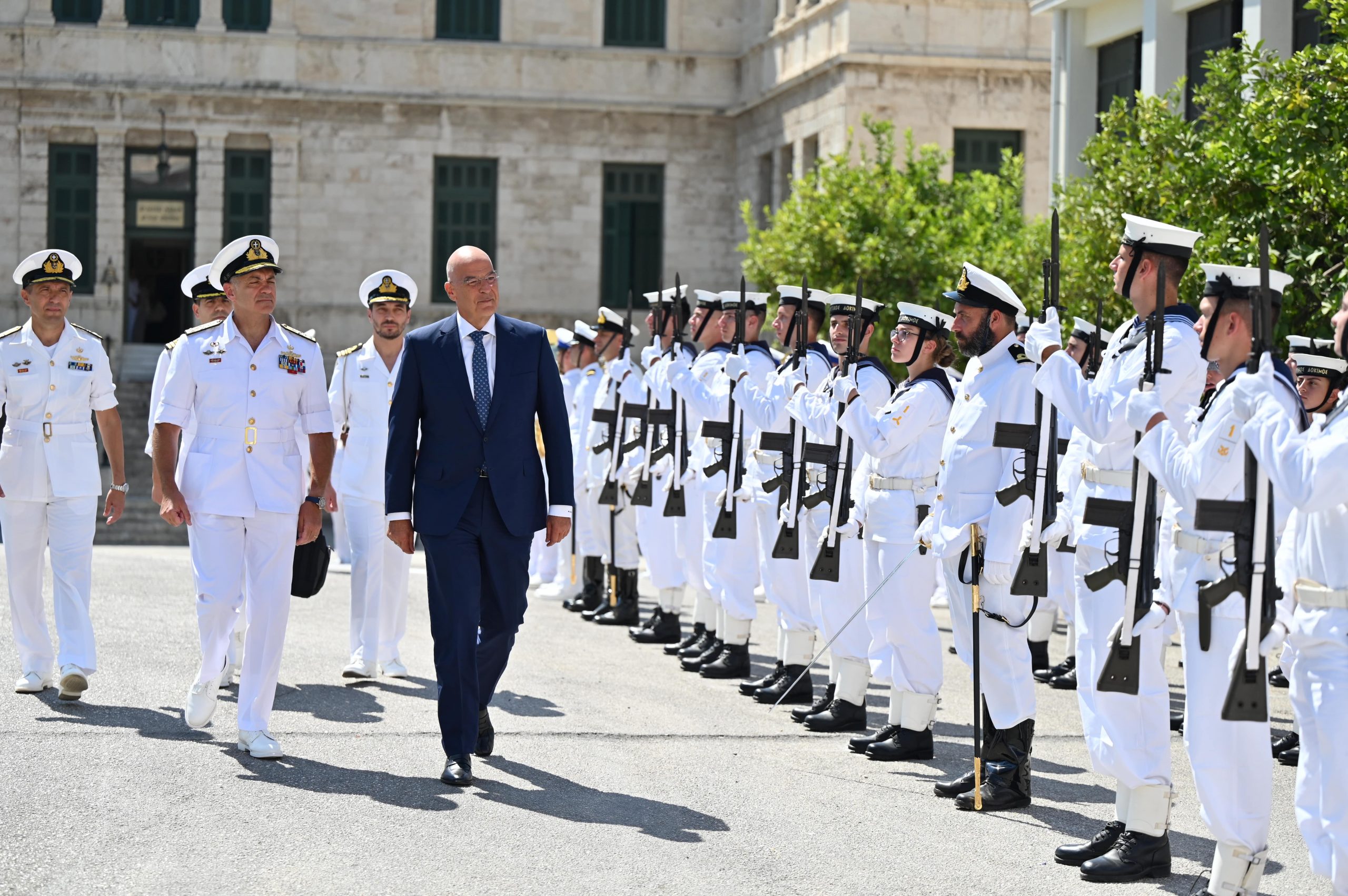 Παρουσία ΥΕΘΑ Ν. Δένδια στην τελετή εγκαινίων του Θεραπευτηρίου της Σχολής Ναυτικών Δοκίμων, που αποτελεί δωρεά της εταιρείας MOTOR OIL