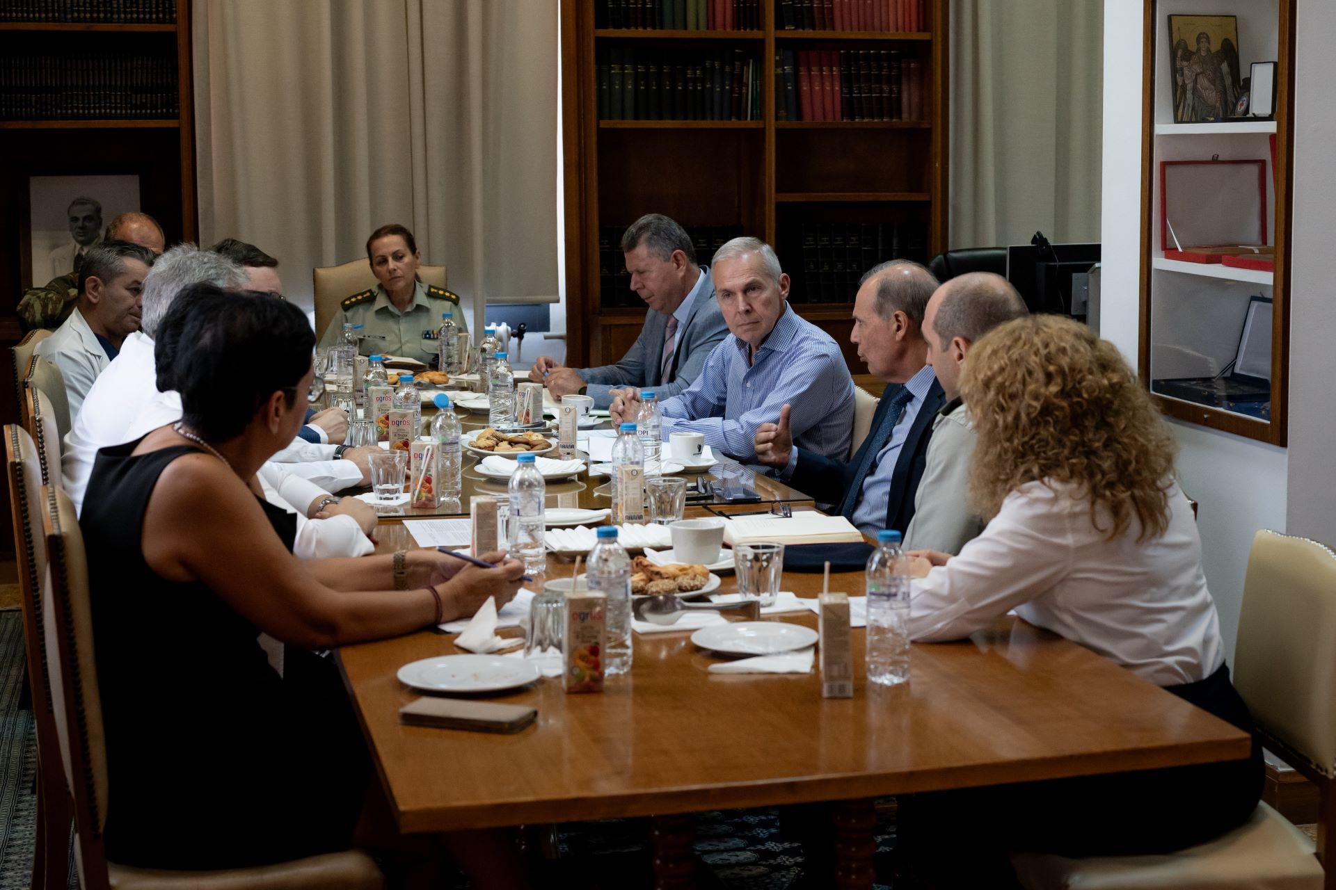 Επίσκεψη ΥΦΕΘΑ Θανάση Δαβάκη στο 417 Νοσηλευτικό Ίδρυμα Μετοχικού Ταμείο Στρατού