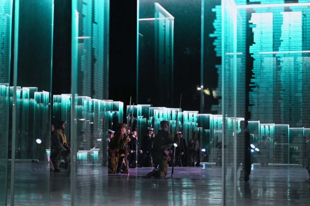 Παρουσία ΥΕΘΑ Νίκου Δένδια στην τελετή αποκαλυπτηρίων της νέας βιοκλιματικής όψης του ΥΠΕΘΑ