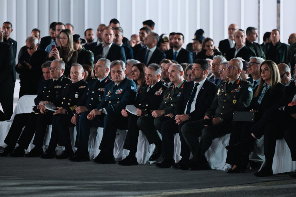 Παρουσία ΥΕΘΑ Νίκου Δένδια στην τελετή αποκαλυπτηρίων της νέας βιοκλιματικής όψης του ΥΠΕΘΑ