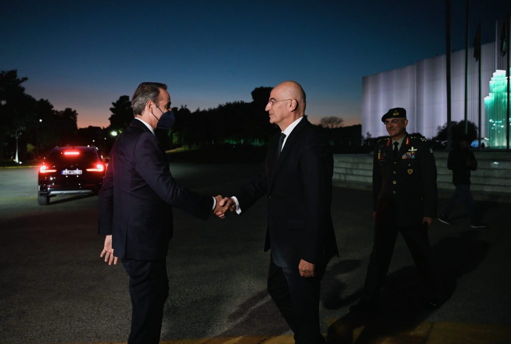 Παρουσία ΥΕΘΑ Νίκου Δένδια στην τελετή αποκαλυπτηρίων της νέας βιοκλιματικής όψης του ΥΠΕΘΑ