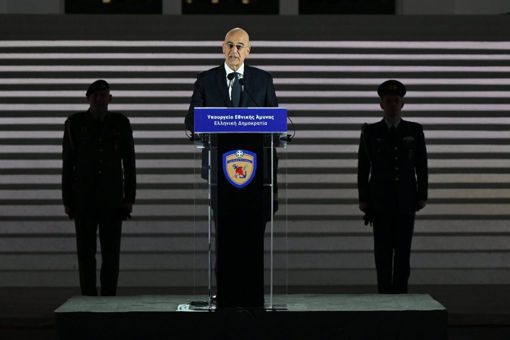 Παρουσία ΥΕΘΑ Νίκου Δένδια στην τελετή αποκαλυπτηρίων της νέας βιοκλιματικής όψης του ΥΠΕΘΑ