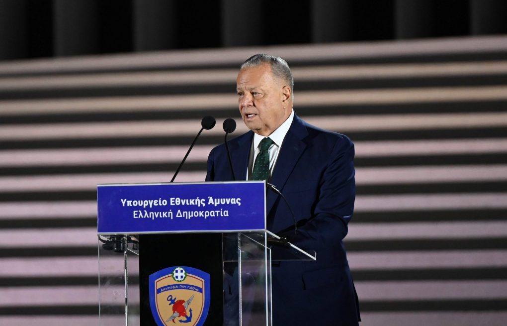 Παρουσία ΥΕΘΑ Νίκου Δένδια στην τελετή αποκαλυπτηρίων της νέας βιοκλιματικής όψης του ΥΠΕΘΑ