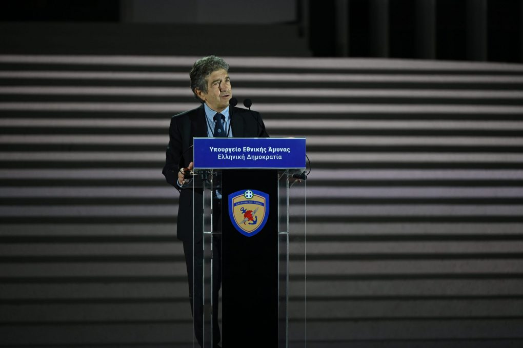 Παρουσία ΥΕΘΑ Νίκου Δένδια στην τελετή αποκαλυπτηρίων της νέας βιοκλιματικής όψης του ΥΠΕΘΑ