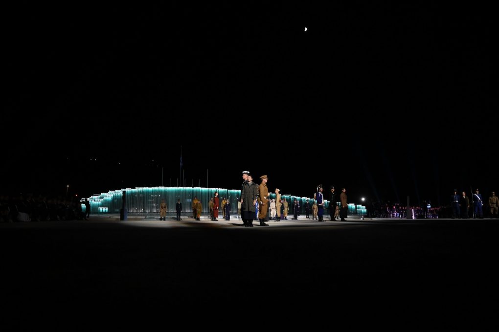 Παρουσία ΥΕΘΑ Νίκου Δένδια στην τελετή αποκαλυπτηρίων της νέας βιοκλιματικής όψης του ΥΠΕΘΑ