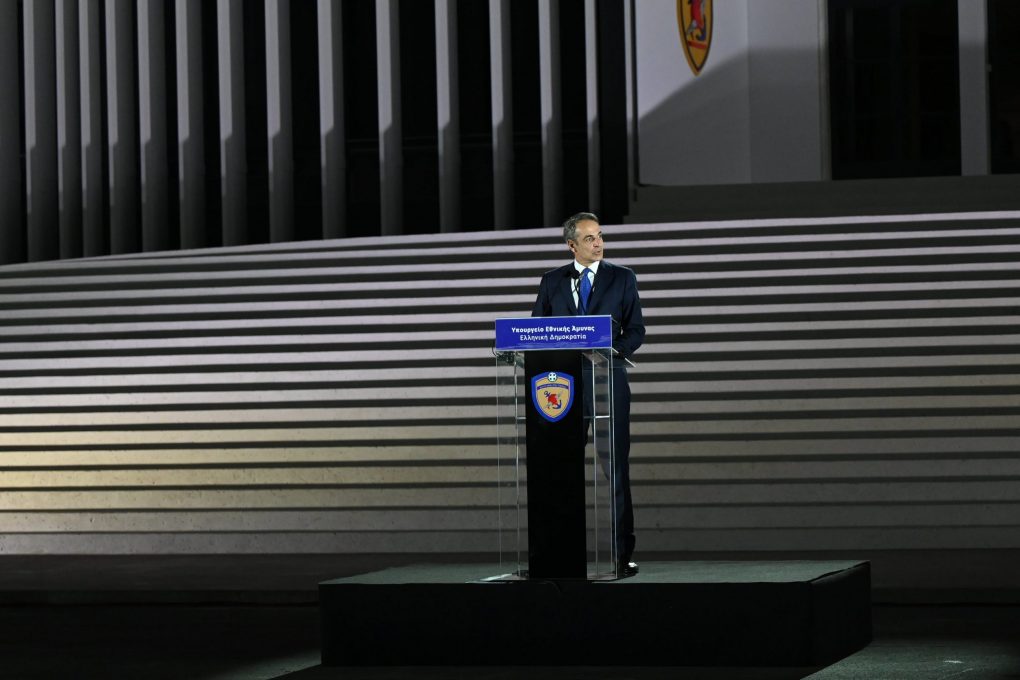 Παρουσία ΥΕΘΑ Νίκου Δένδια στην τελετή αποκαλυπτηρίων της νέας βιοκλιματικής όψης του ΥΠΕΘΑ